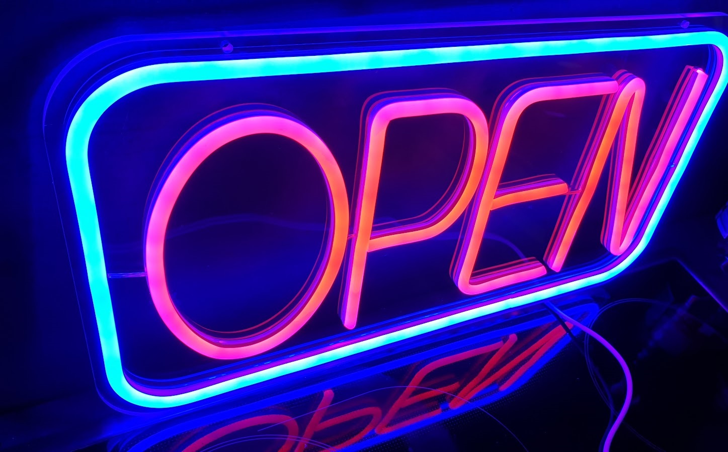 OPEN Sign Neon LED Leuchtschild