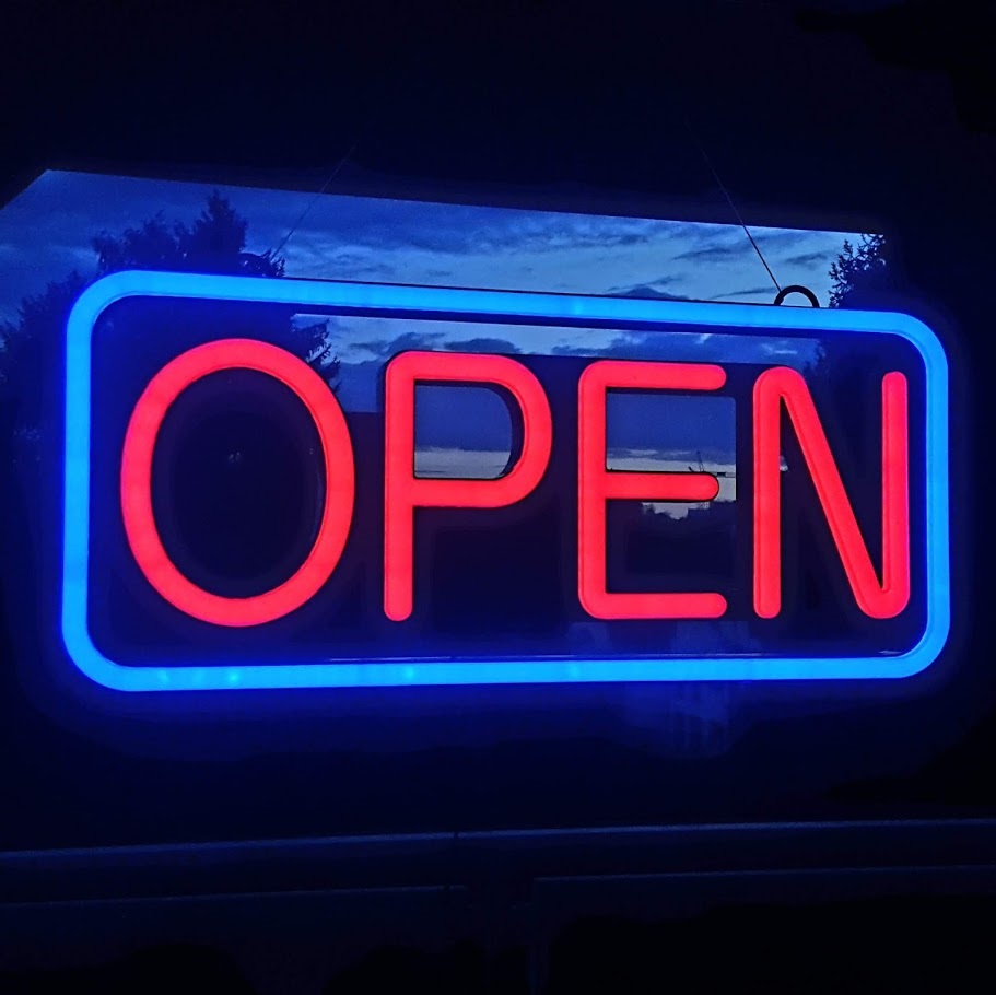 neon open schild,OPEN Schild Neon, open led schild, Accessoires, Mode